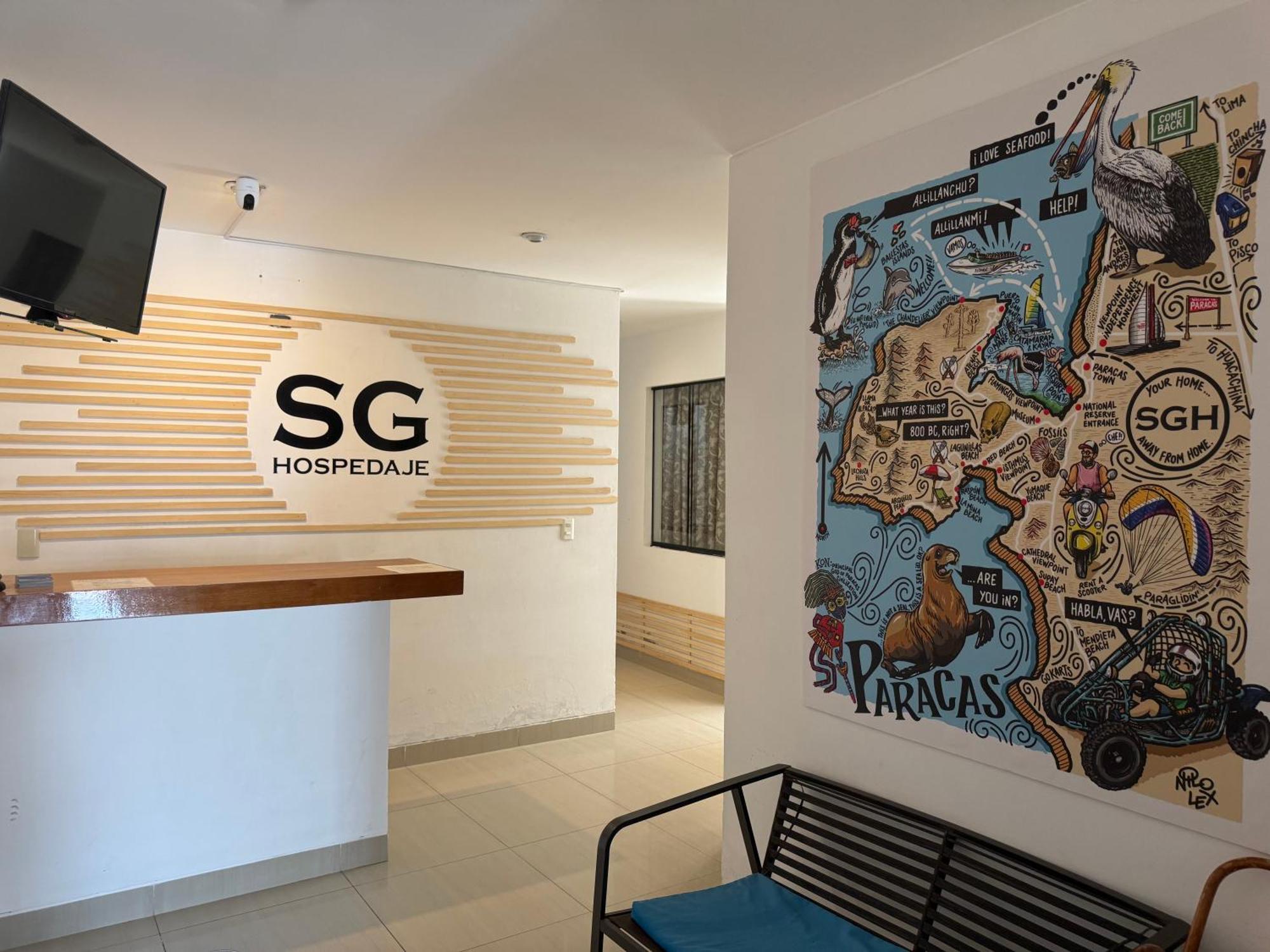 Sgh Paracas Hospedaje Ngoại thất bức ảnh
